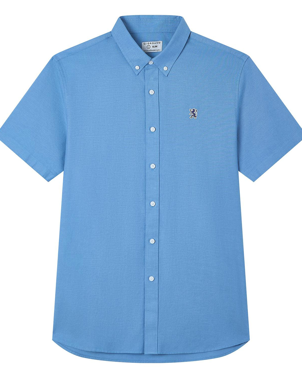 Men's Lion Oxford Slim Short Sleeve Shirt - Image 6