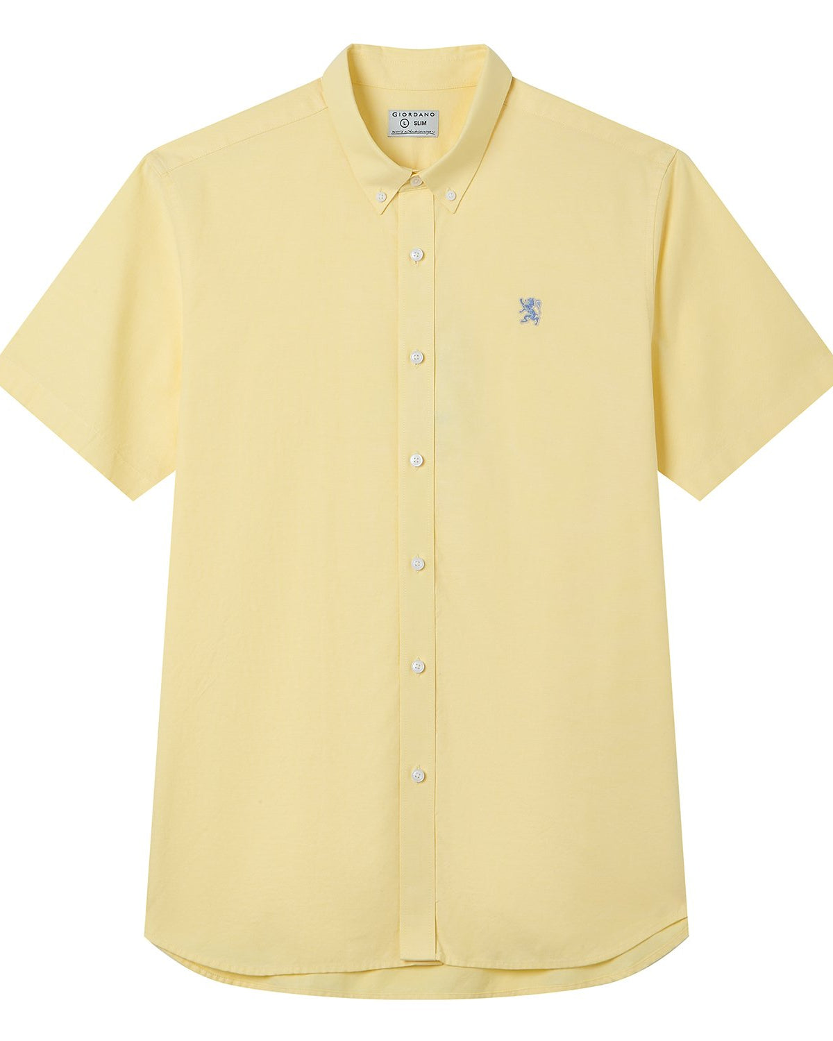 Men's Lion Oxford Slim Short Sleeve Shirt - Image 6