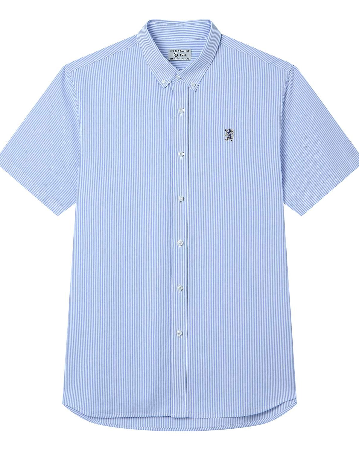Men's Lion Oxford Slim Short Sleeve Shirt - Image 6