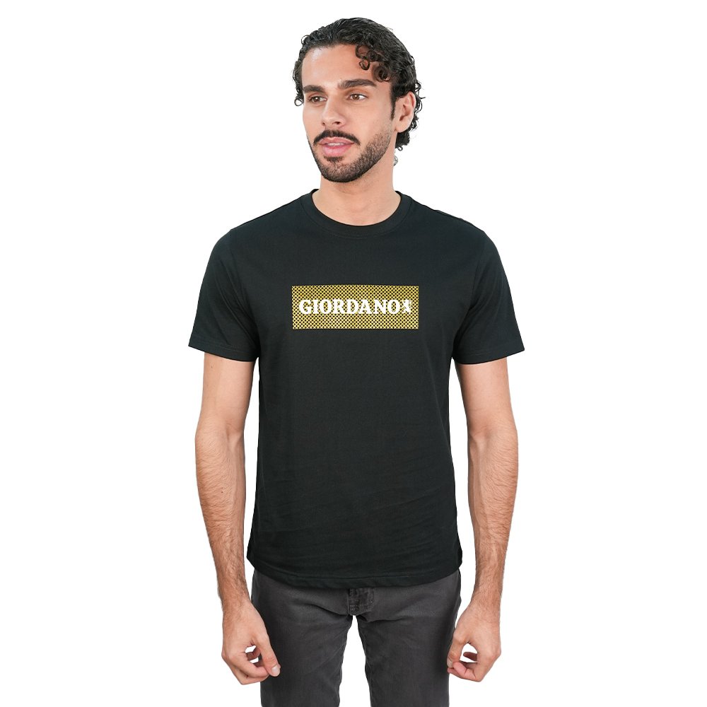 Men's Slim Cotton Signature Graphic Print Tee - Image 1