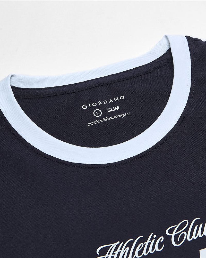 Men's Crew Neck Print Tee - Image 3