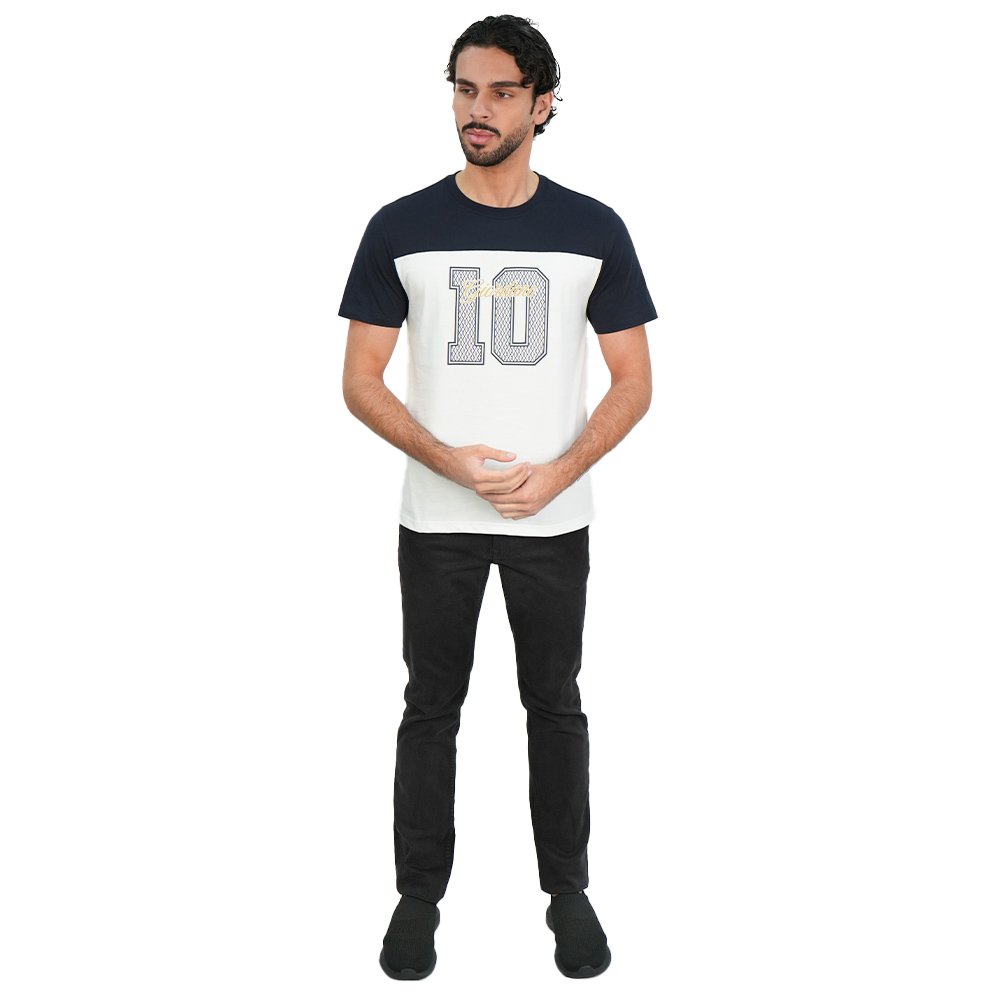Men's Slim Cotton Varsity Number Print Tee - Image 2