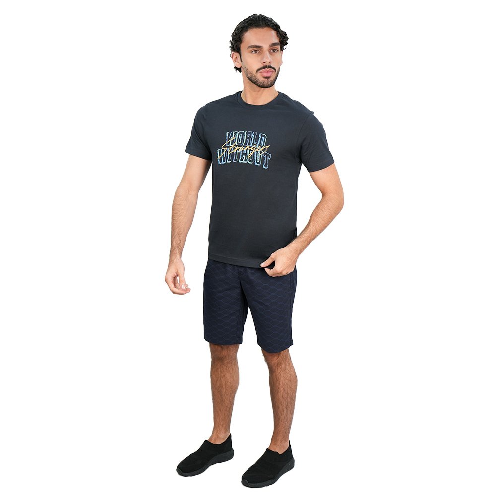 Men's Slim Cotton Crew Neck WWS Graphic Print Tee - Image 2