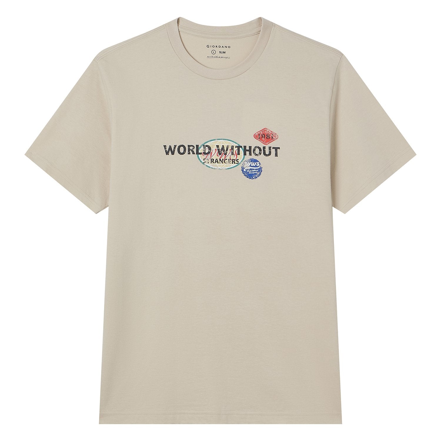 Men's Cotton Crew Neck Slim Print T-Shirt - Image 6