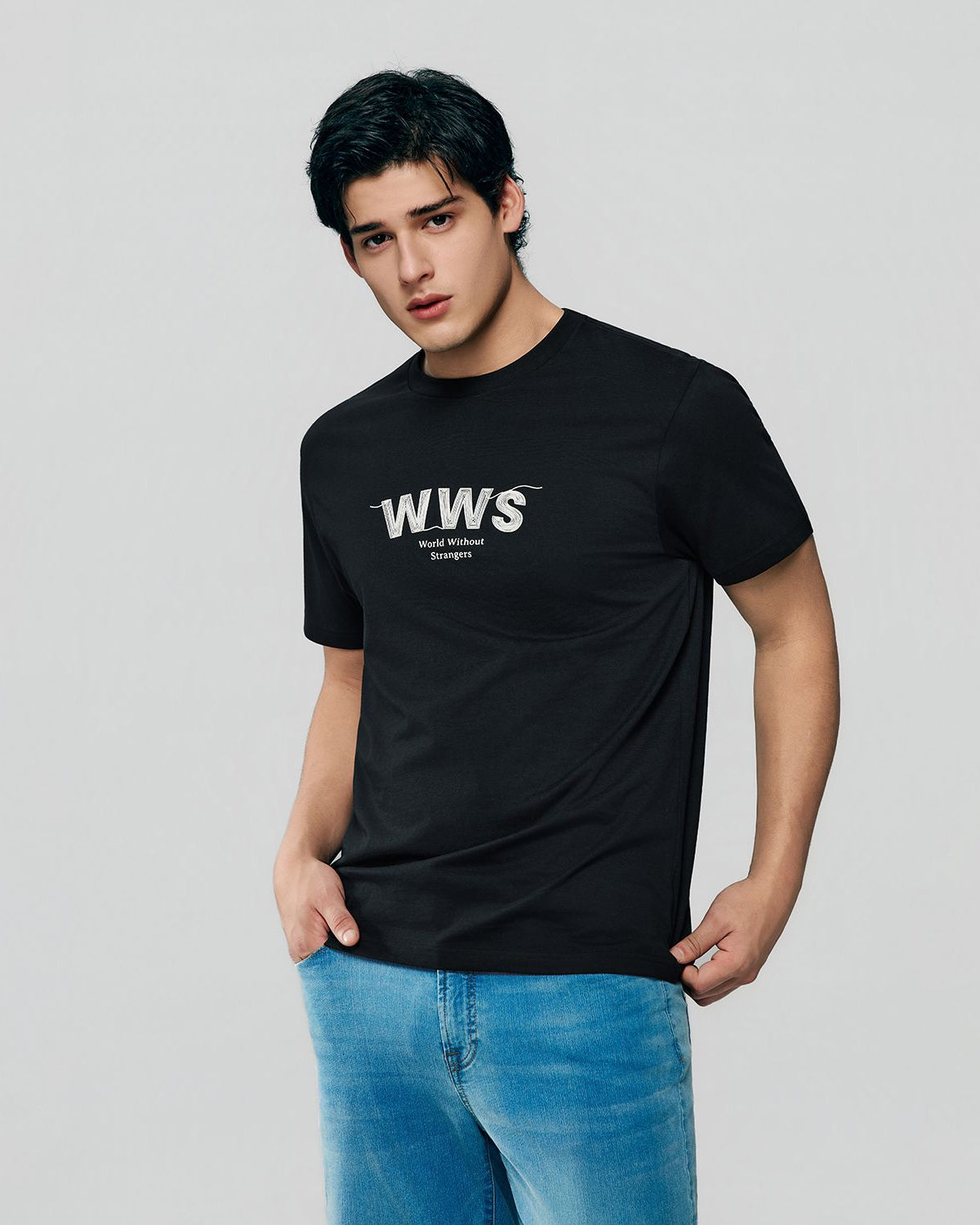 Men's WWS Slim Fit Print Tee - Image 2