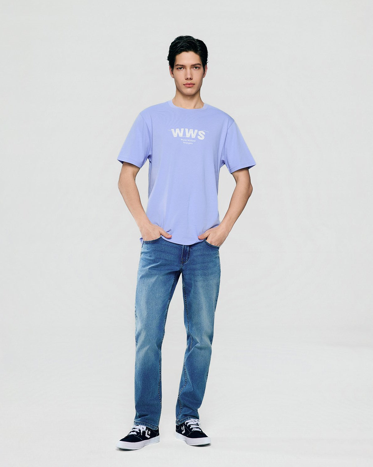 Men's WWS Slim Fit Print Tee - Image 1
