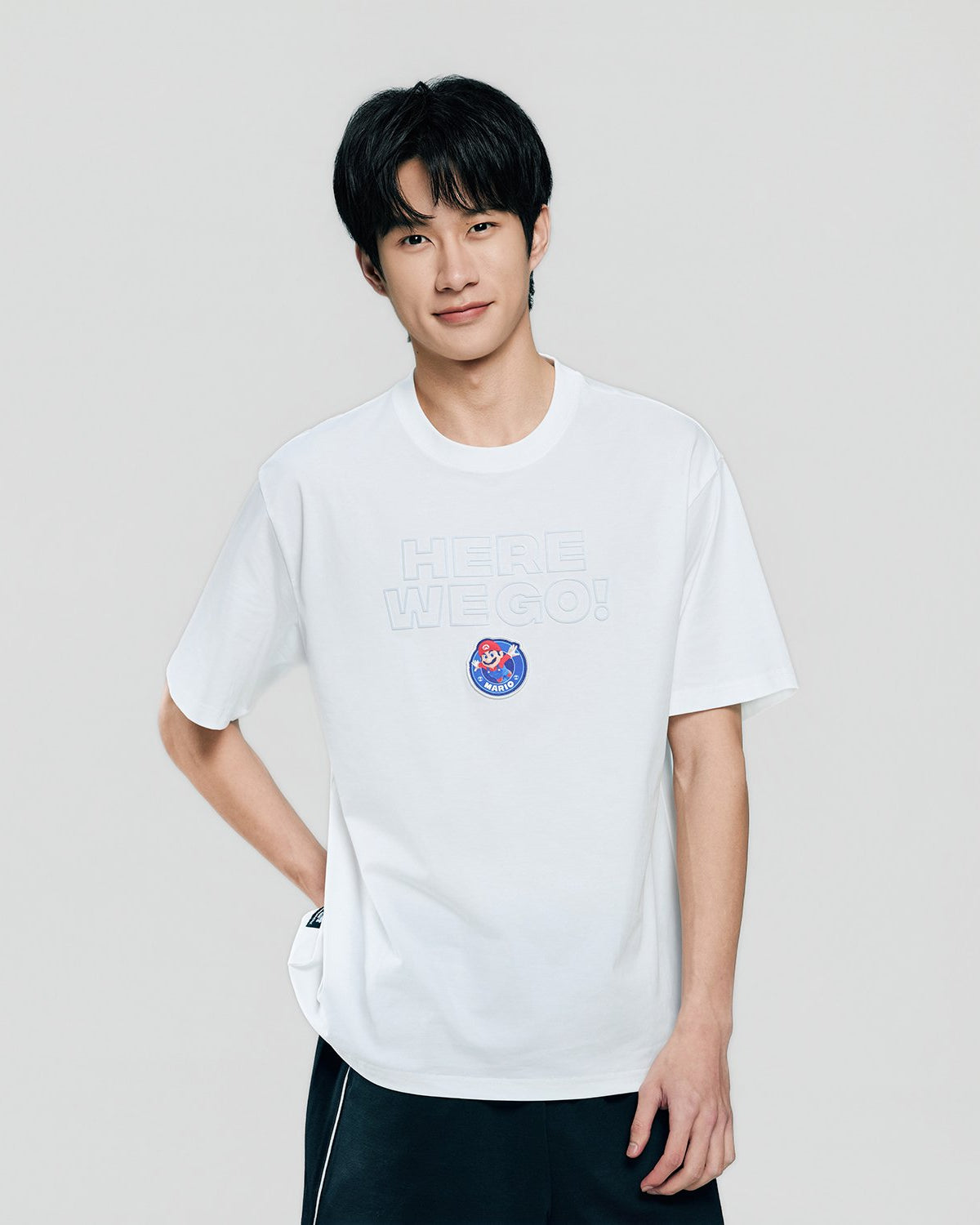Men's Super Mario Relaxed PrintTee - Image 1