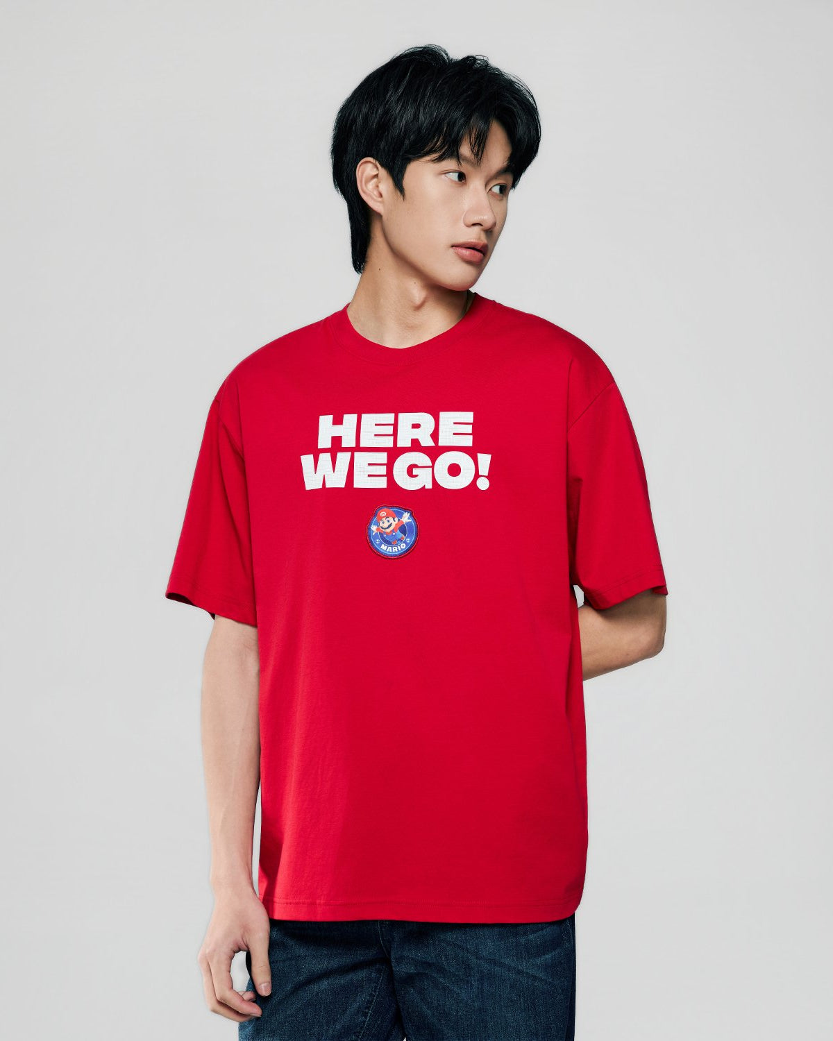 Men's Super Mario Relaxed PrintTee - Image 1