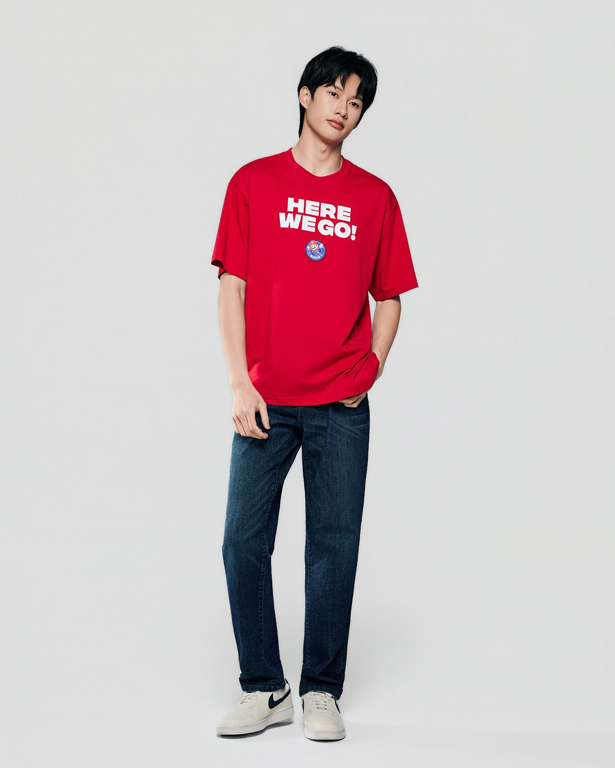 Men's Super Mario Relaxed PrintTee - Image 2
