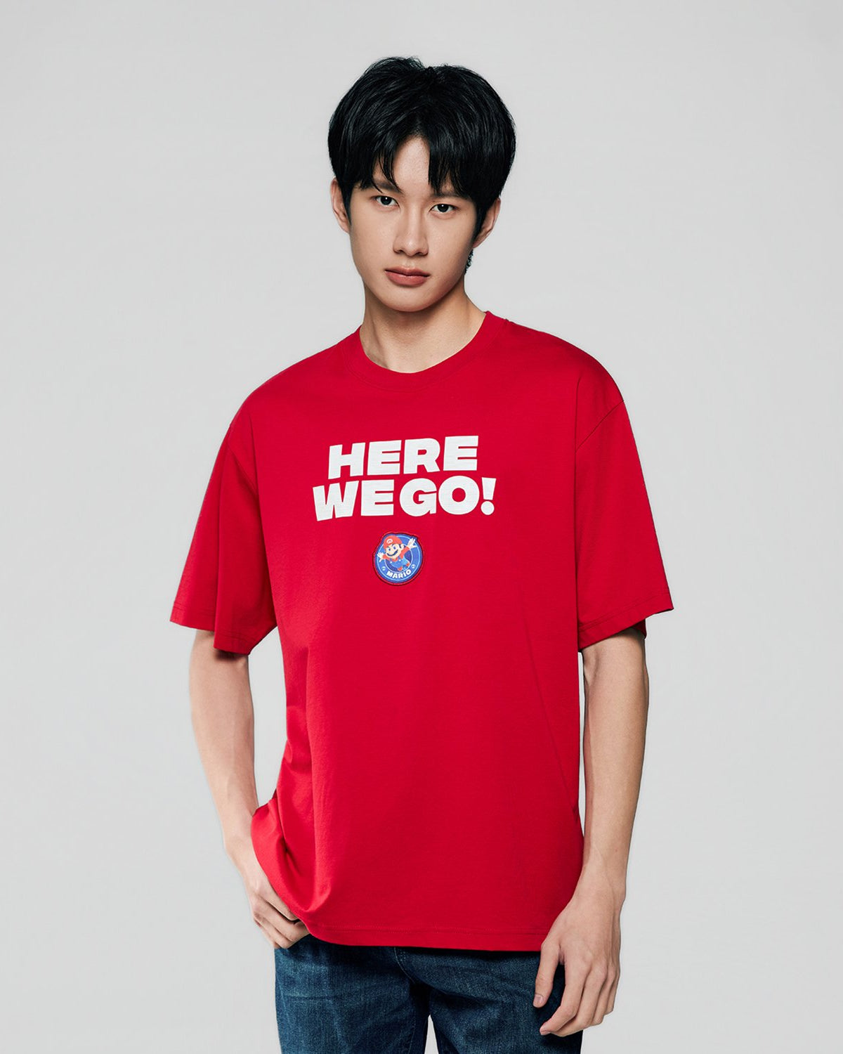 Men's Super Mario Relaxed PrintTee - Image 3