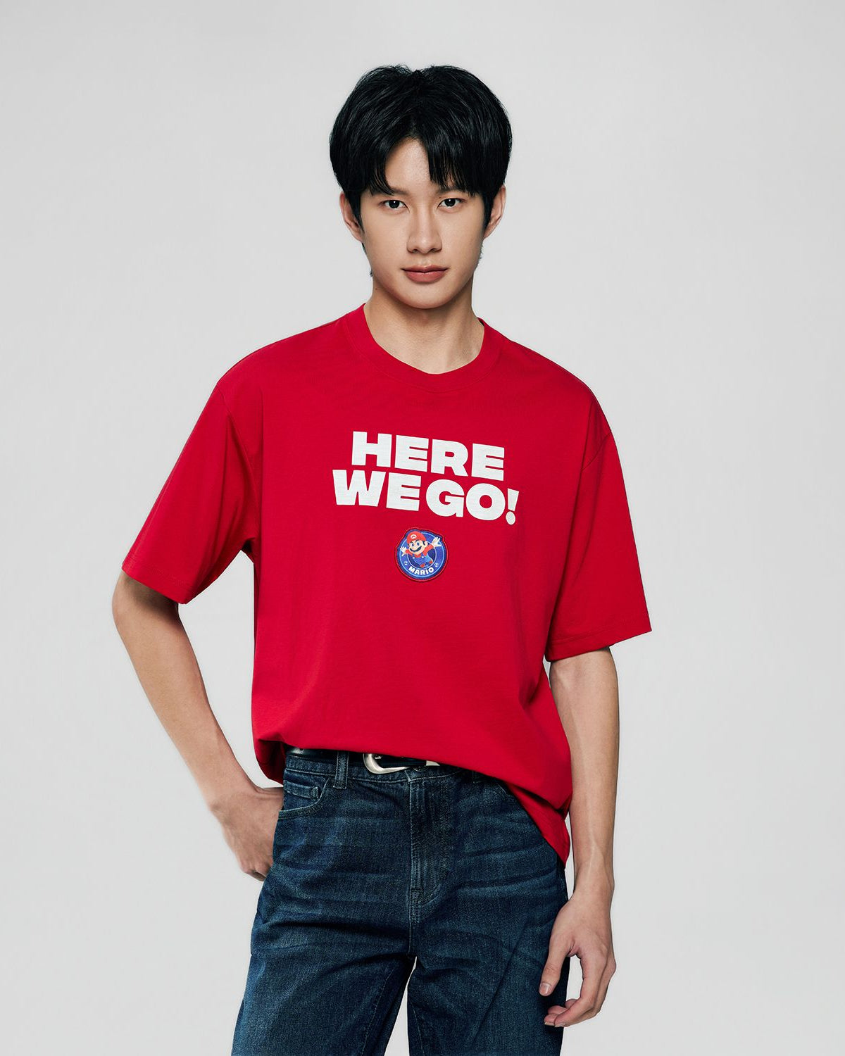 Men's Super Mario Relaxed PrintTee - Image 5