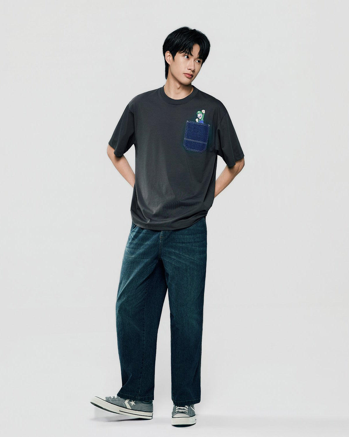 Men's Super Mario Relaxed PrintTee - Image 2