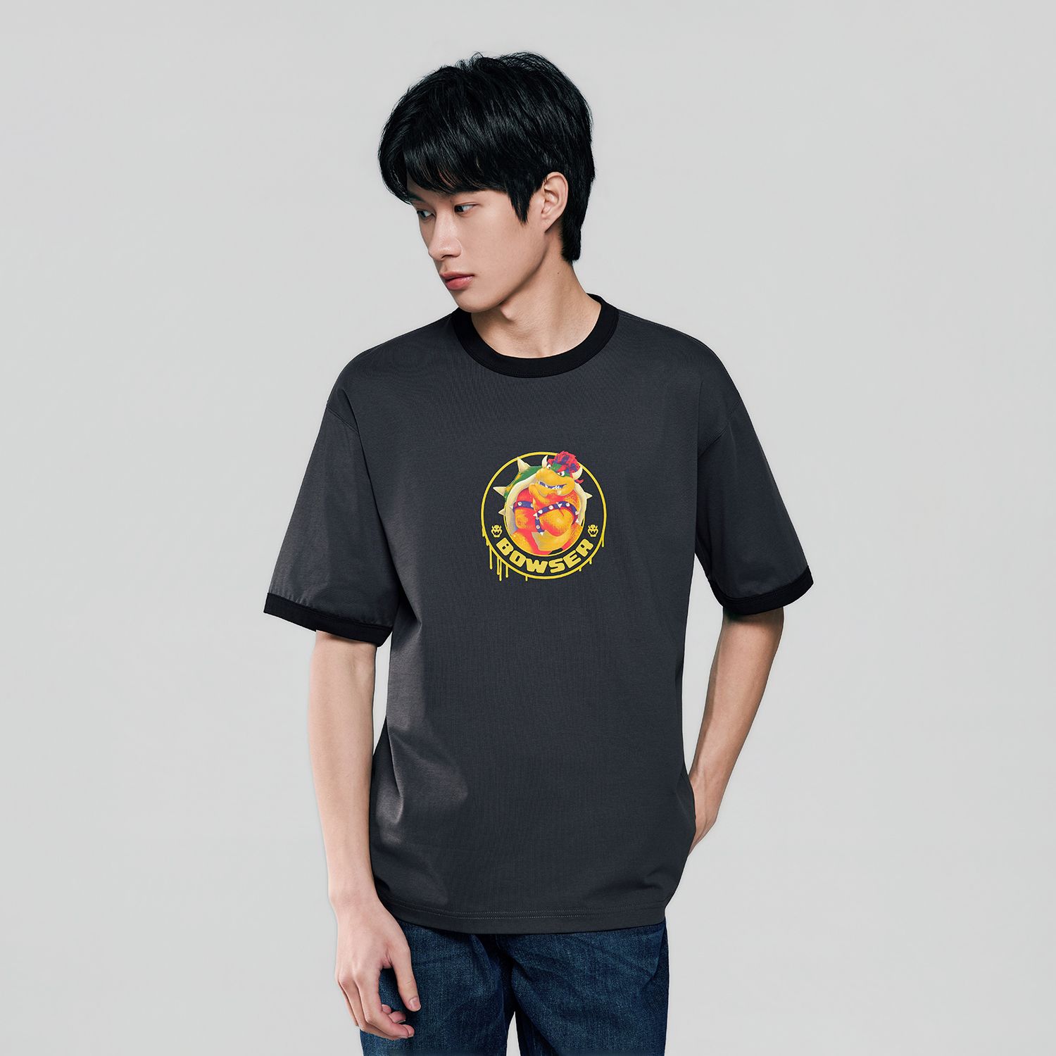 Men's Super Mario Relaxed PrintTee - Image 1