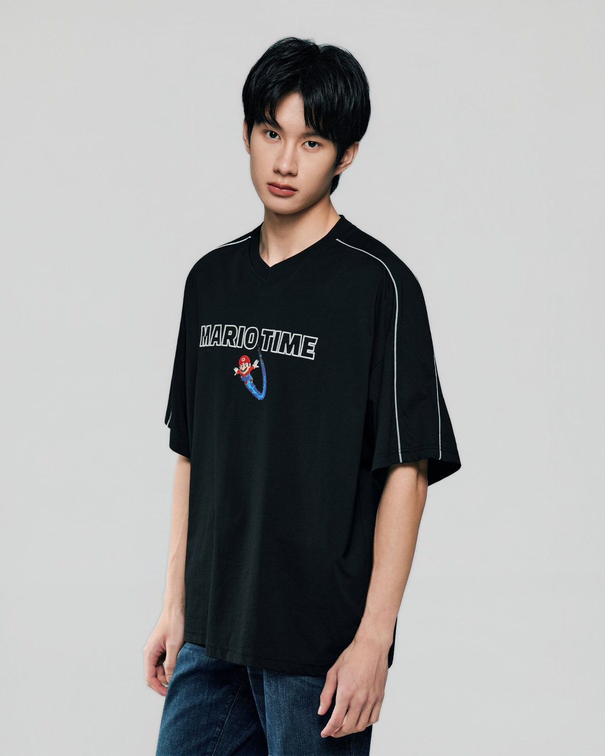 Men's Mario Relaxed Print Tee - Image 2