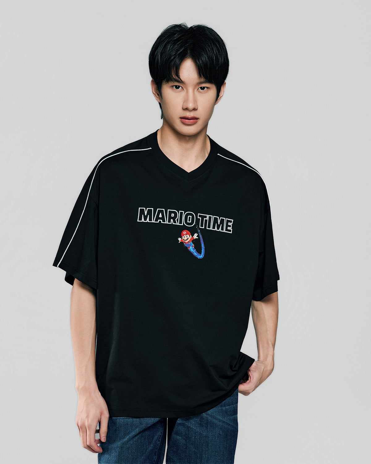 Men's Mario Relaxed Print Tee - Image 3