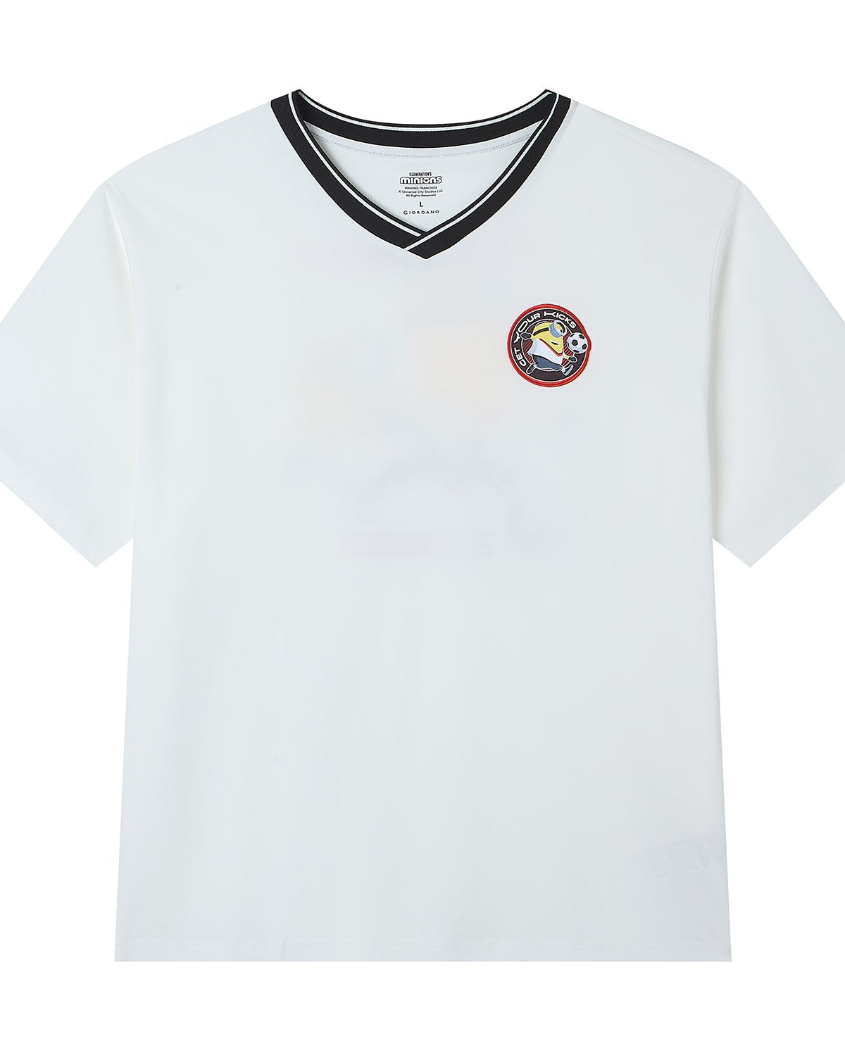 Men's Minions Relaxed V Neck Print Tee - Image 5