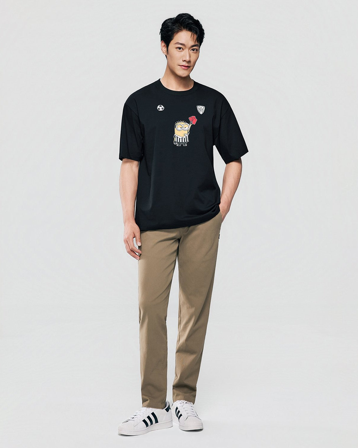 Men's Minions Relaxed Print Tee - Image 1