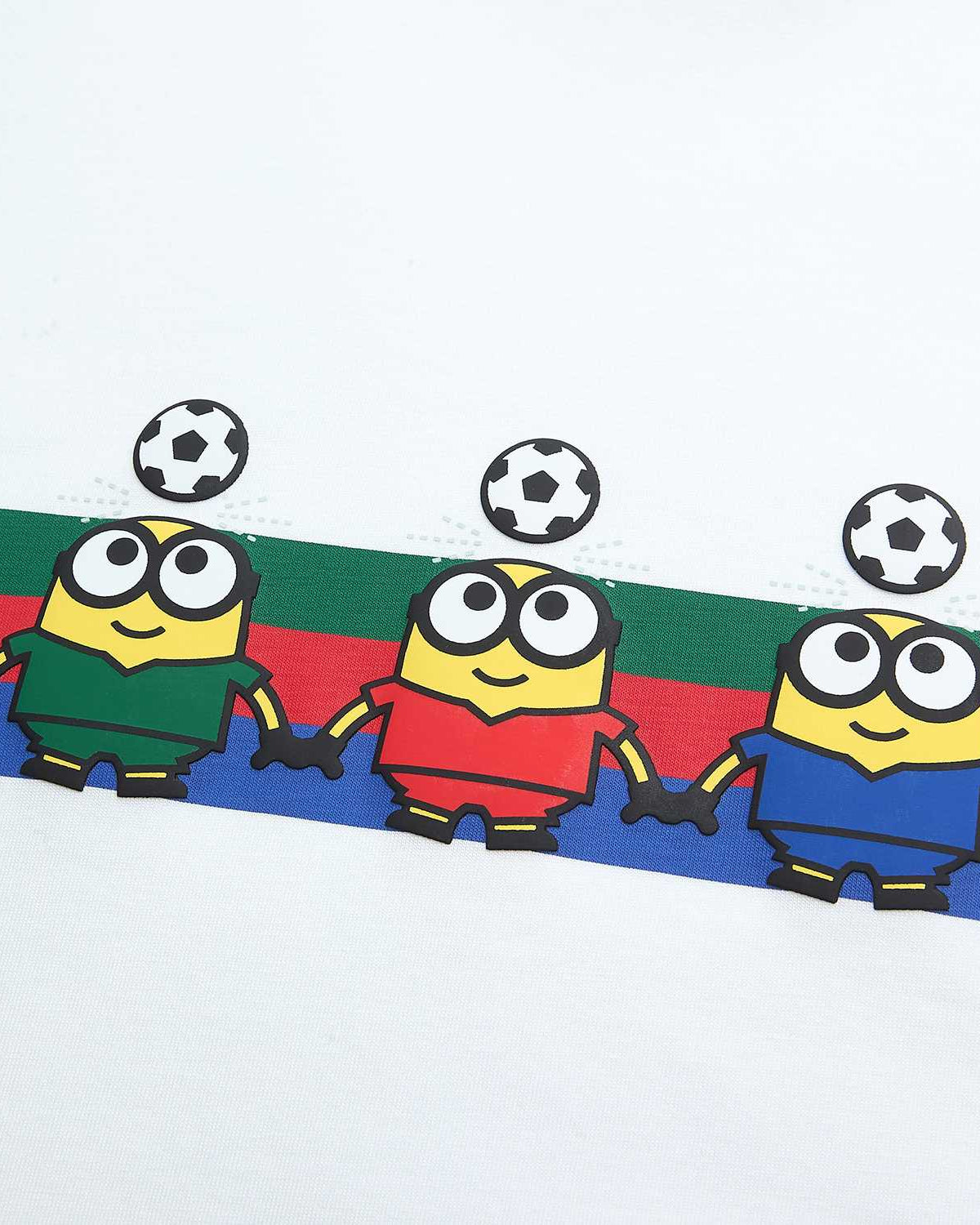 Men's Minions Relaxed V Neck Print Tee - Image 8