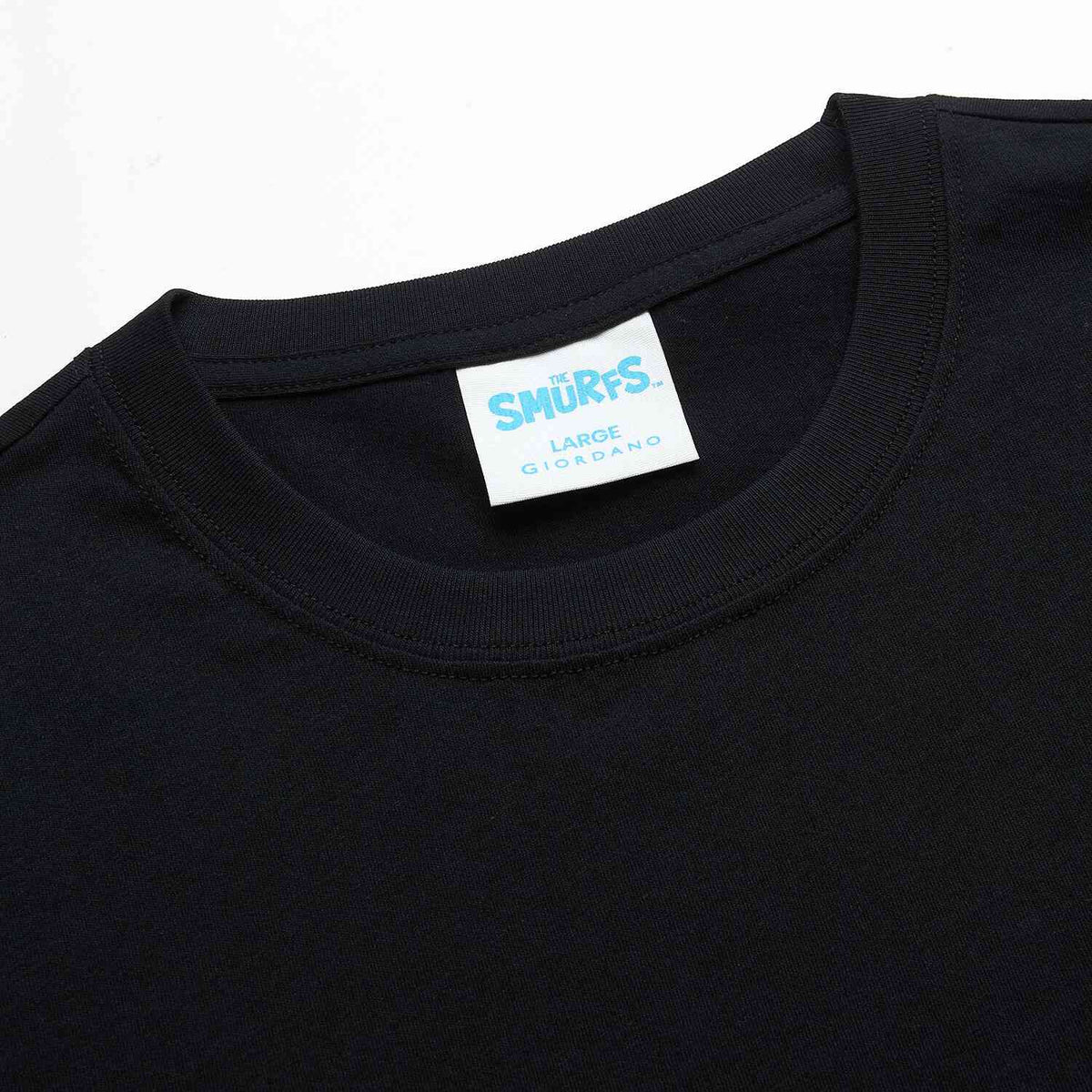 Men's Relaxed Fit Smurfs Print Crew Neck Tee - Image 9