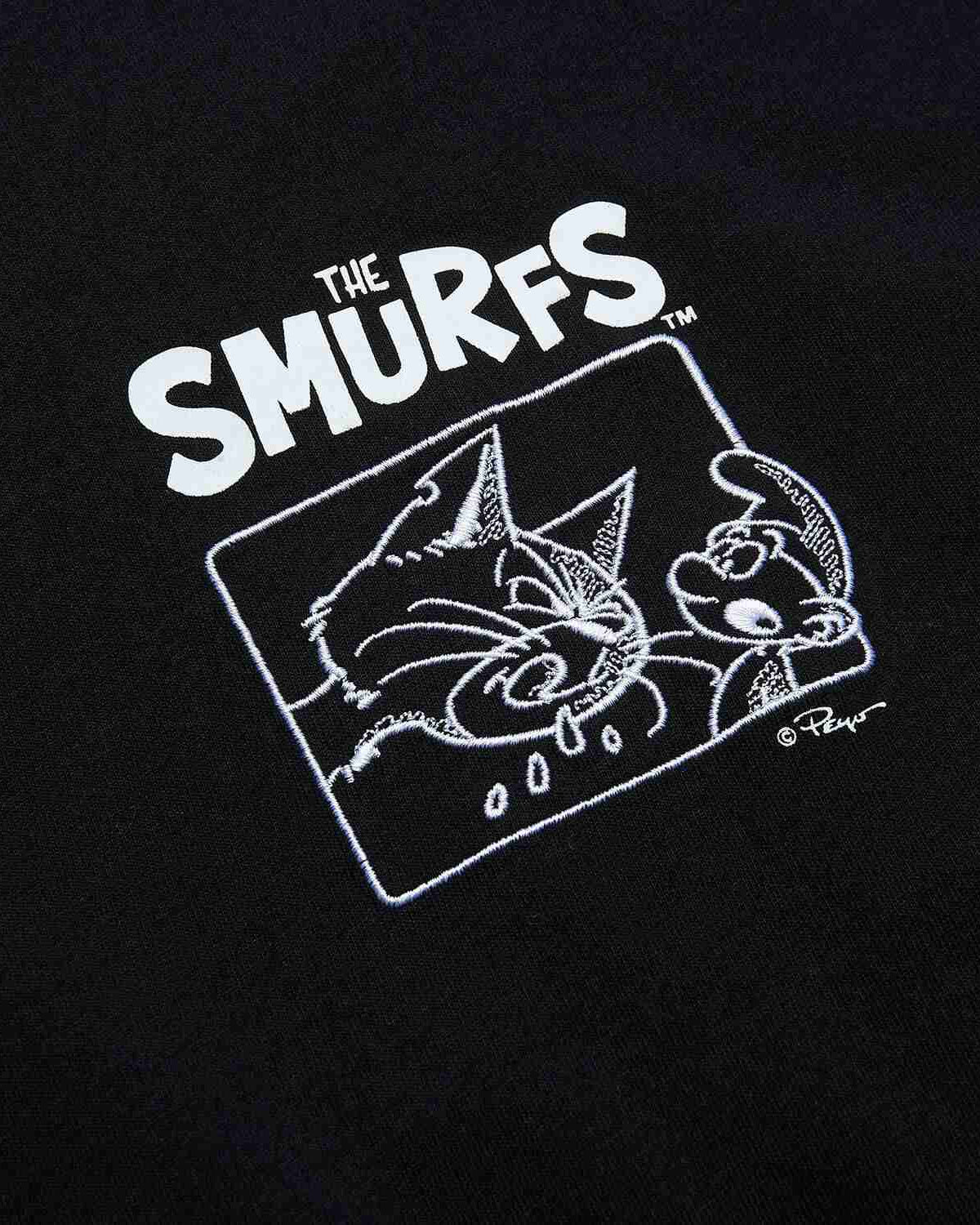 Men's Relaxed Fit Smurfs Print Crew Neck Tee - Image 10