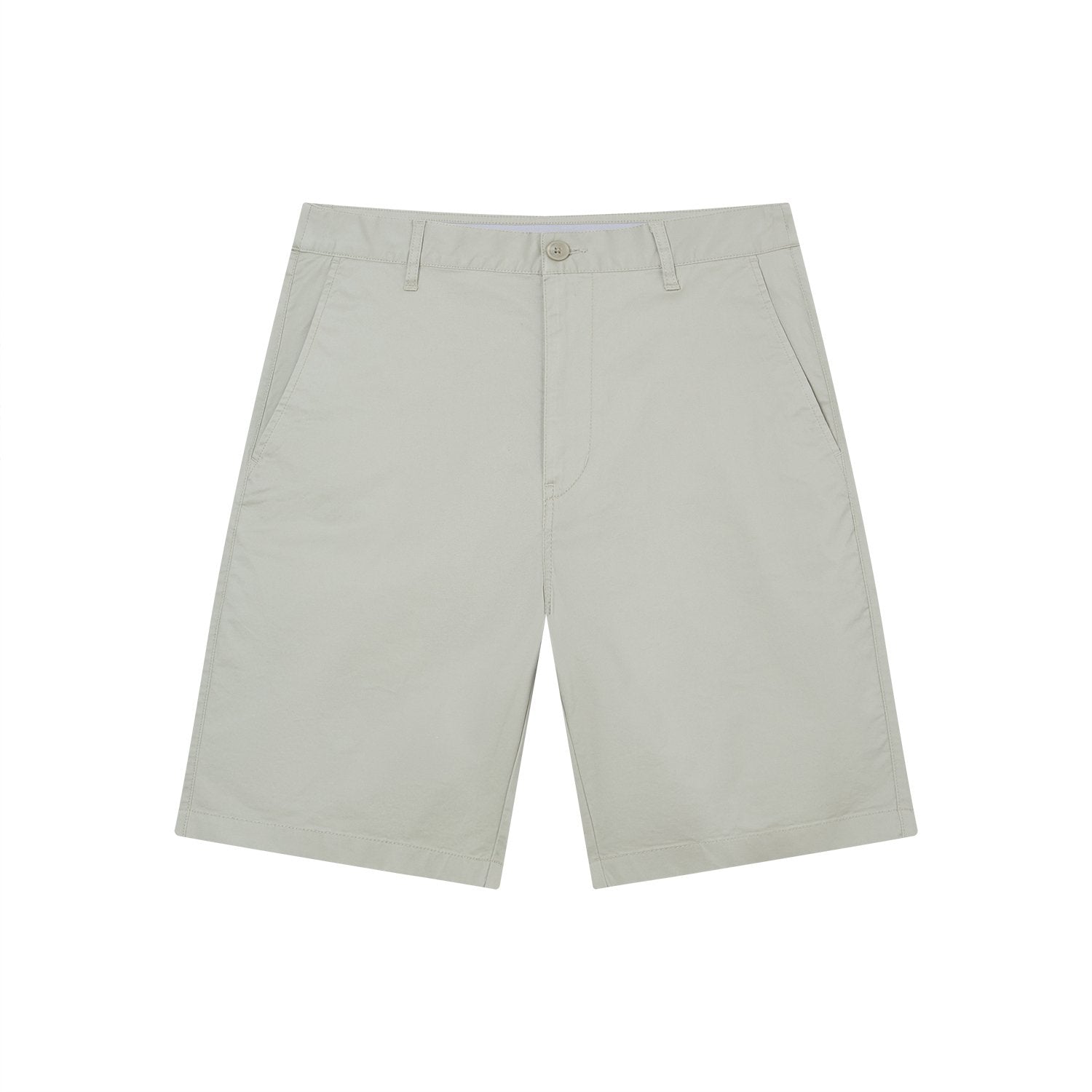 Men's Slim Twill Bermuda Shorts with Stretch Waist - Image 3