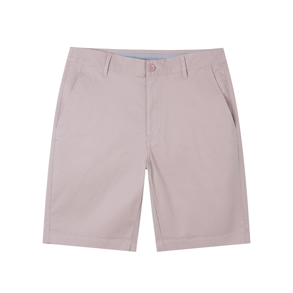 Men's Slim Twill Bermuda Shorts with Stretch Waist - Image 3