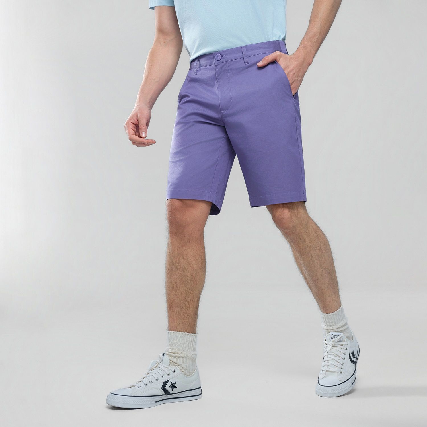 Men's Low Rise Slim Bermuda Shorts - Image 2