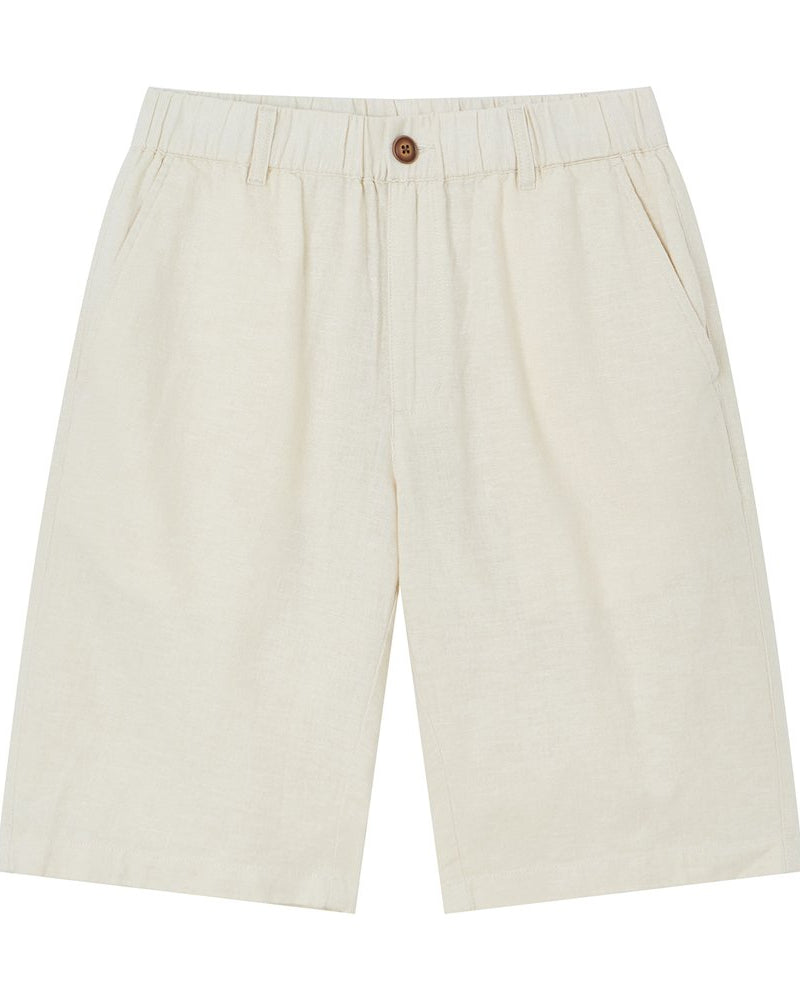 Men's Slim Linen Cotton Bermuda Shorts - Image 4