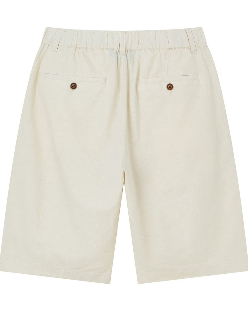 Men's Slim Linen Cotton Bermuda Shorts - Image 5