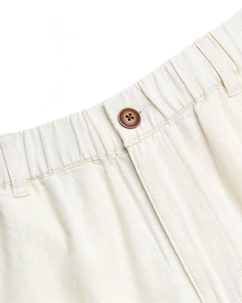 Men's Slim Linen Cotton Bermuda Shorts - Image 6