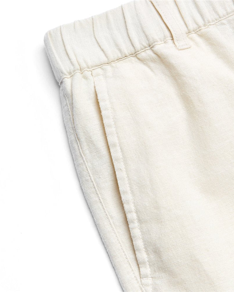 Men's Slim Linen Cotton Bermuda Shorts - Image 8