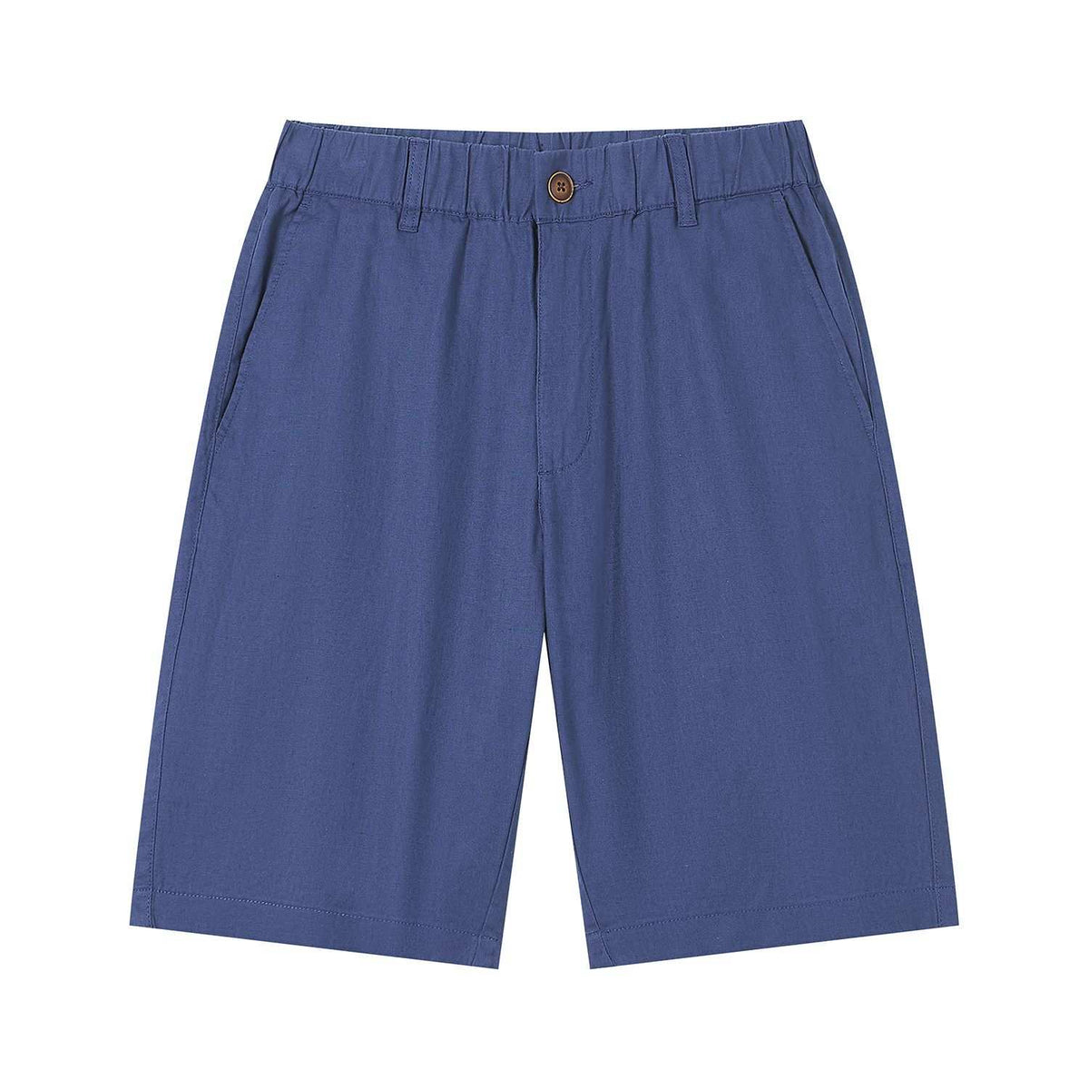 Men's Slim Linen Cotton Bermuda Shorts - Image 3