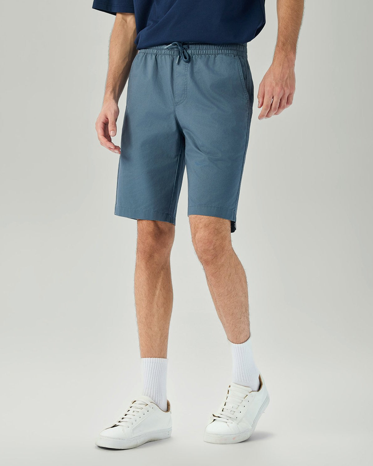 Men's Slim Fit Elastic Waist Bermuda Shorts - Image 3