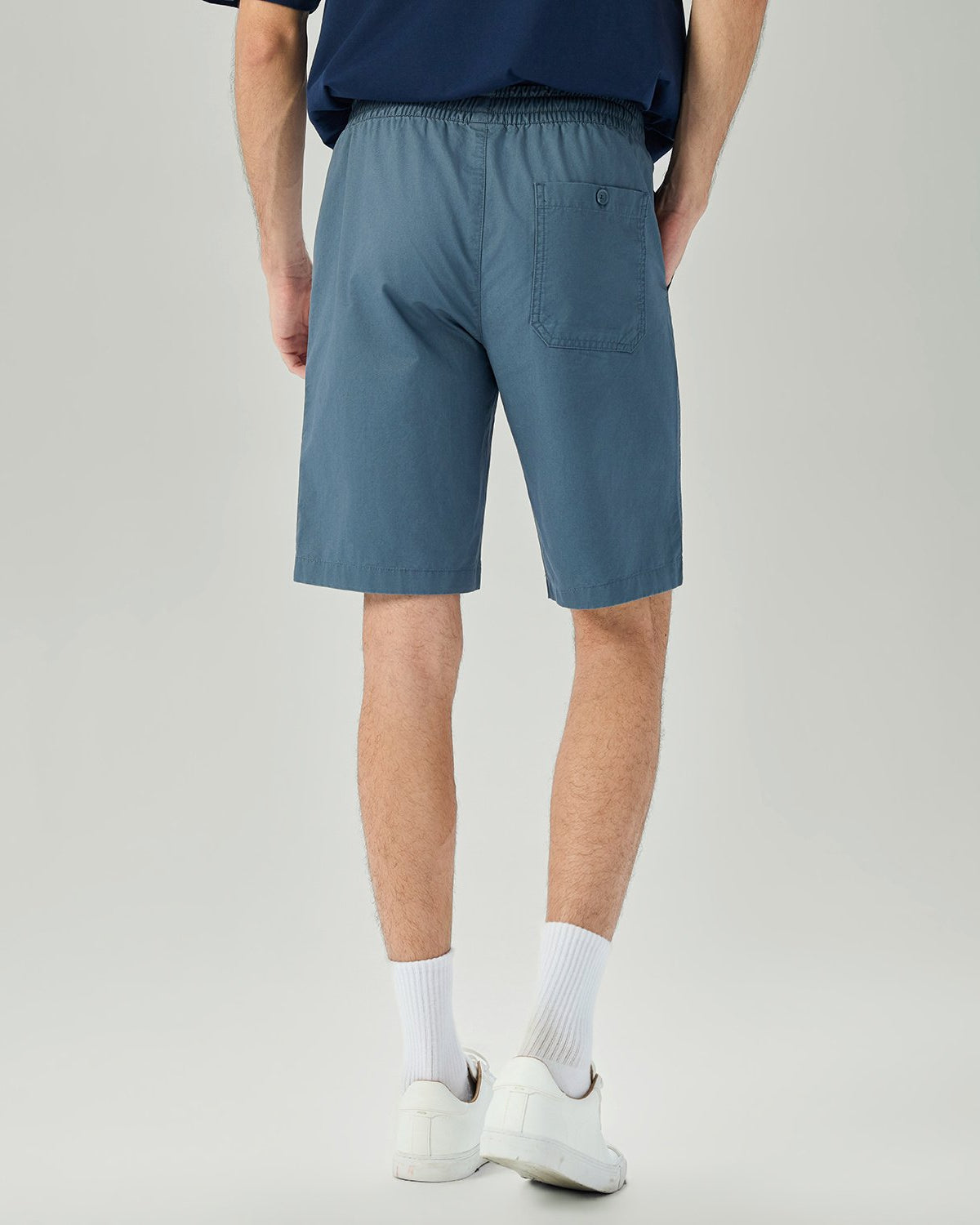 Men's Slim Fit Elastic Waist Bermuda Shorts - Image 4