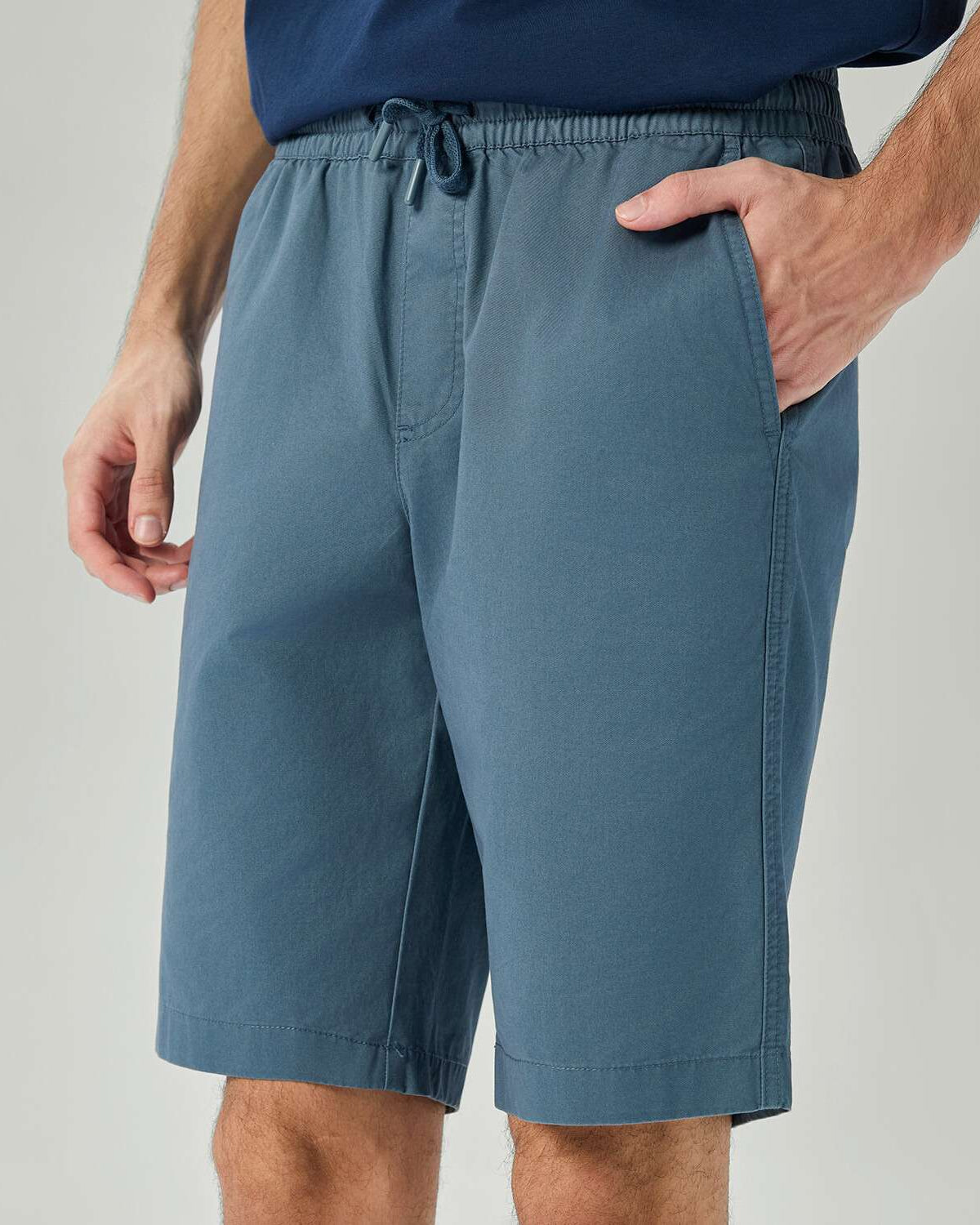 Men's Slim Fit Elastic Waist Bermuda Shorts - Image 5