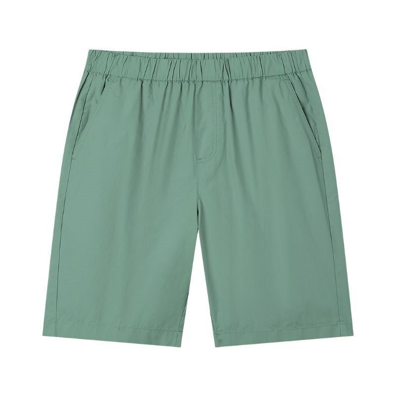 Men's Mid Rise Elastic Waist Shorts - Image 1