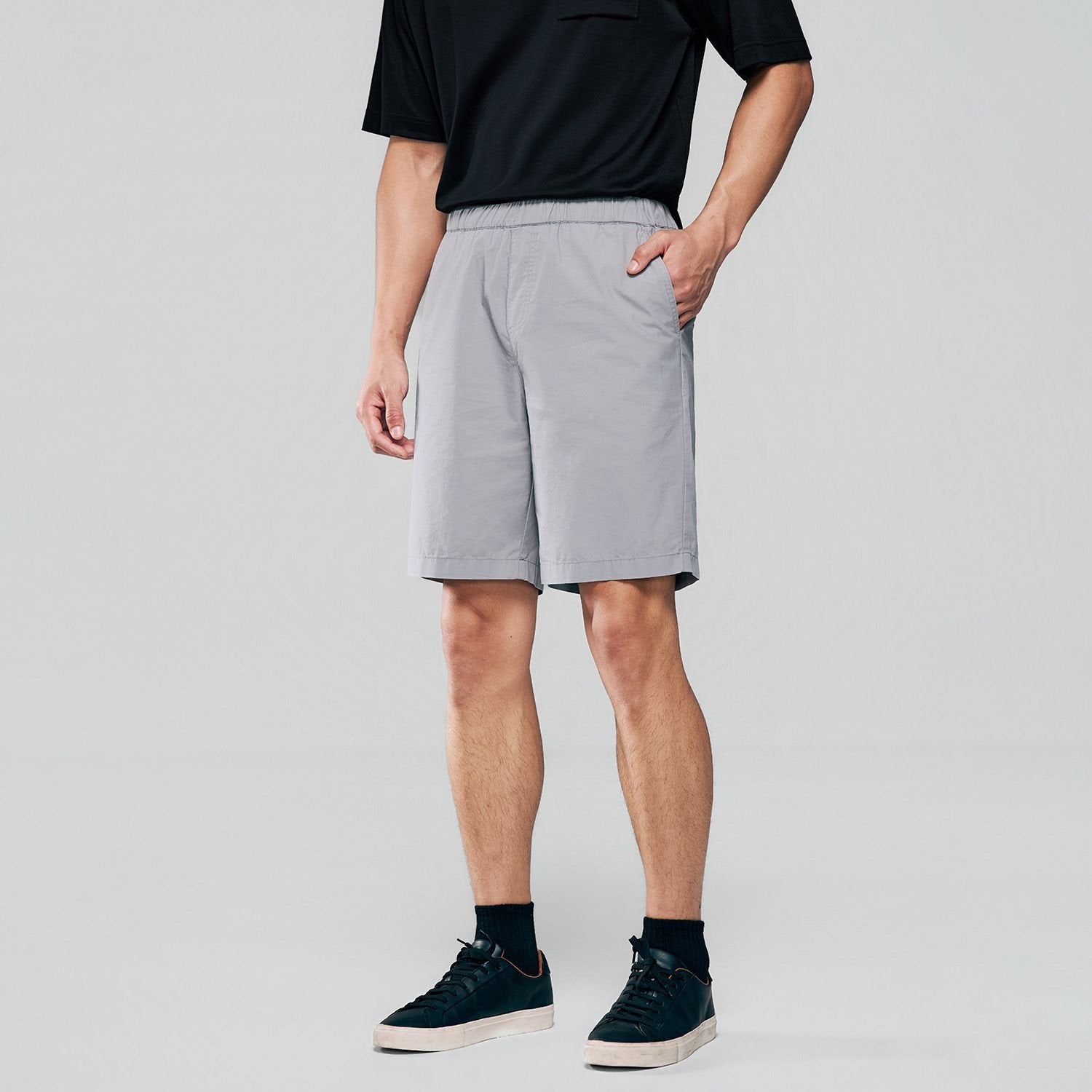 Men's Mid Rise Elastic Waist Shorts - Image 8