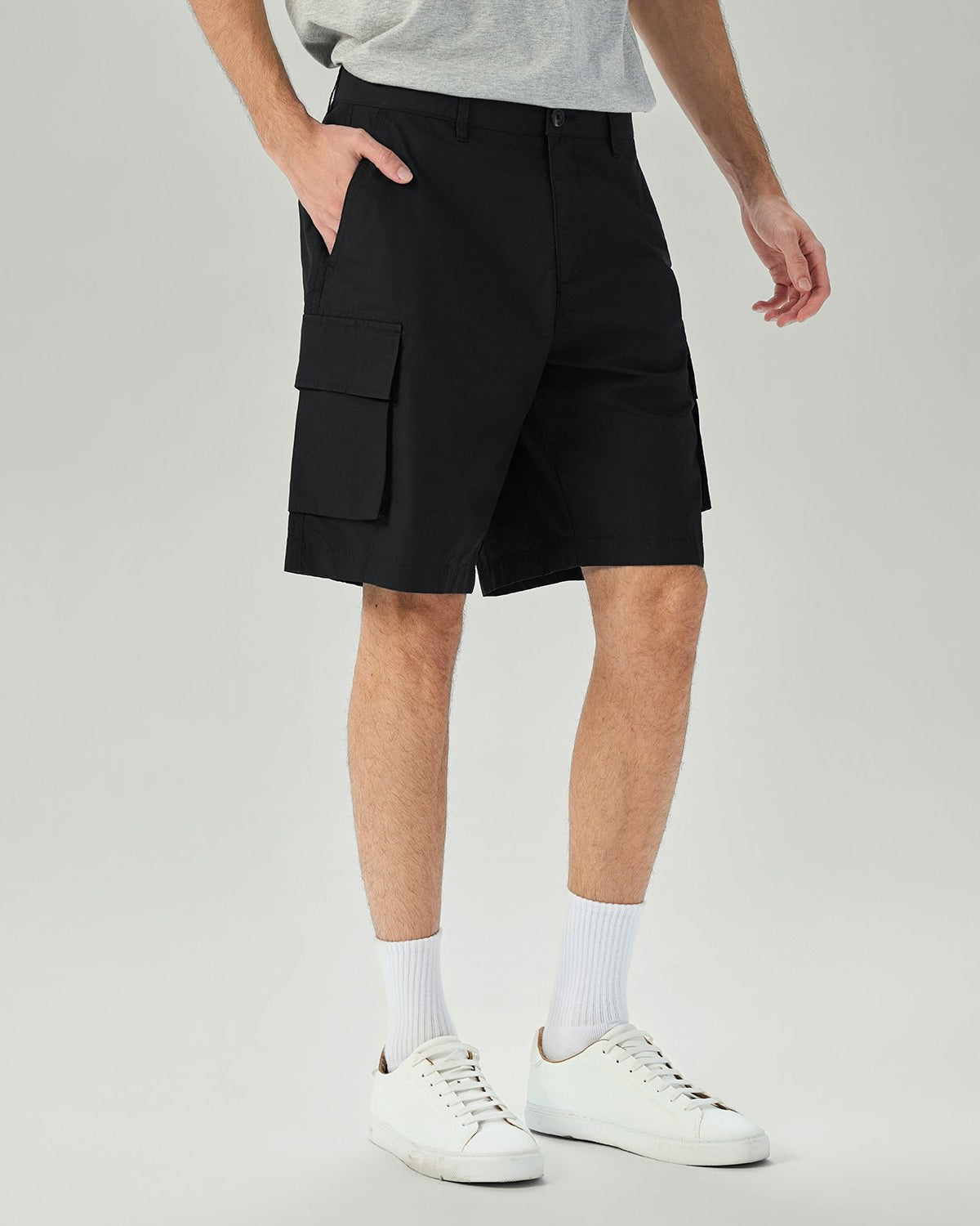 Men's Mid Rise Relaxed Fit Bermuda Shorts - Image 3