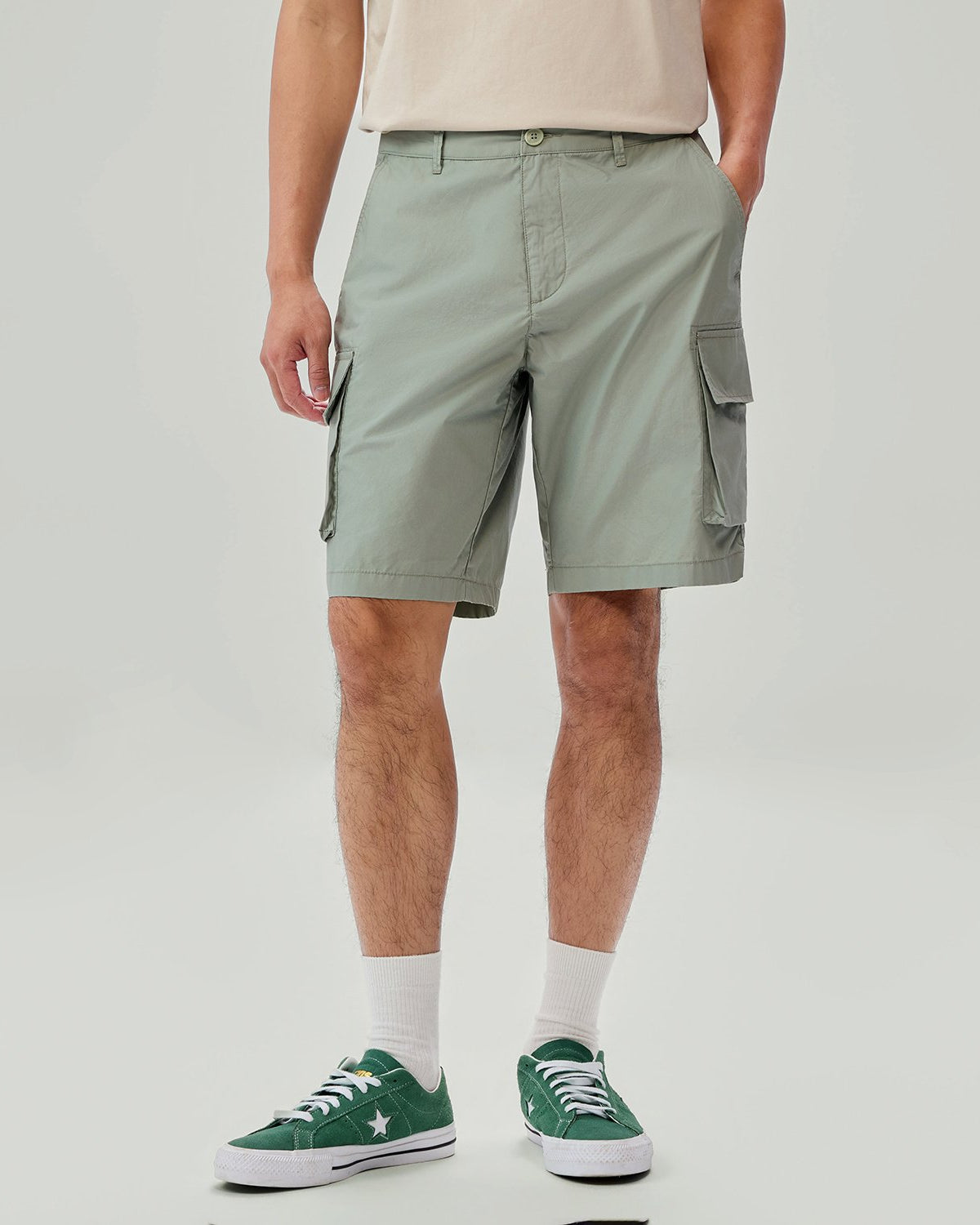 Men's Mid Rise Relaxed Fit Bermuda Shorts - Image 3
