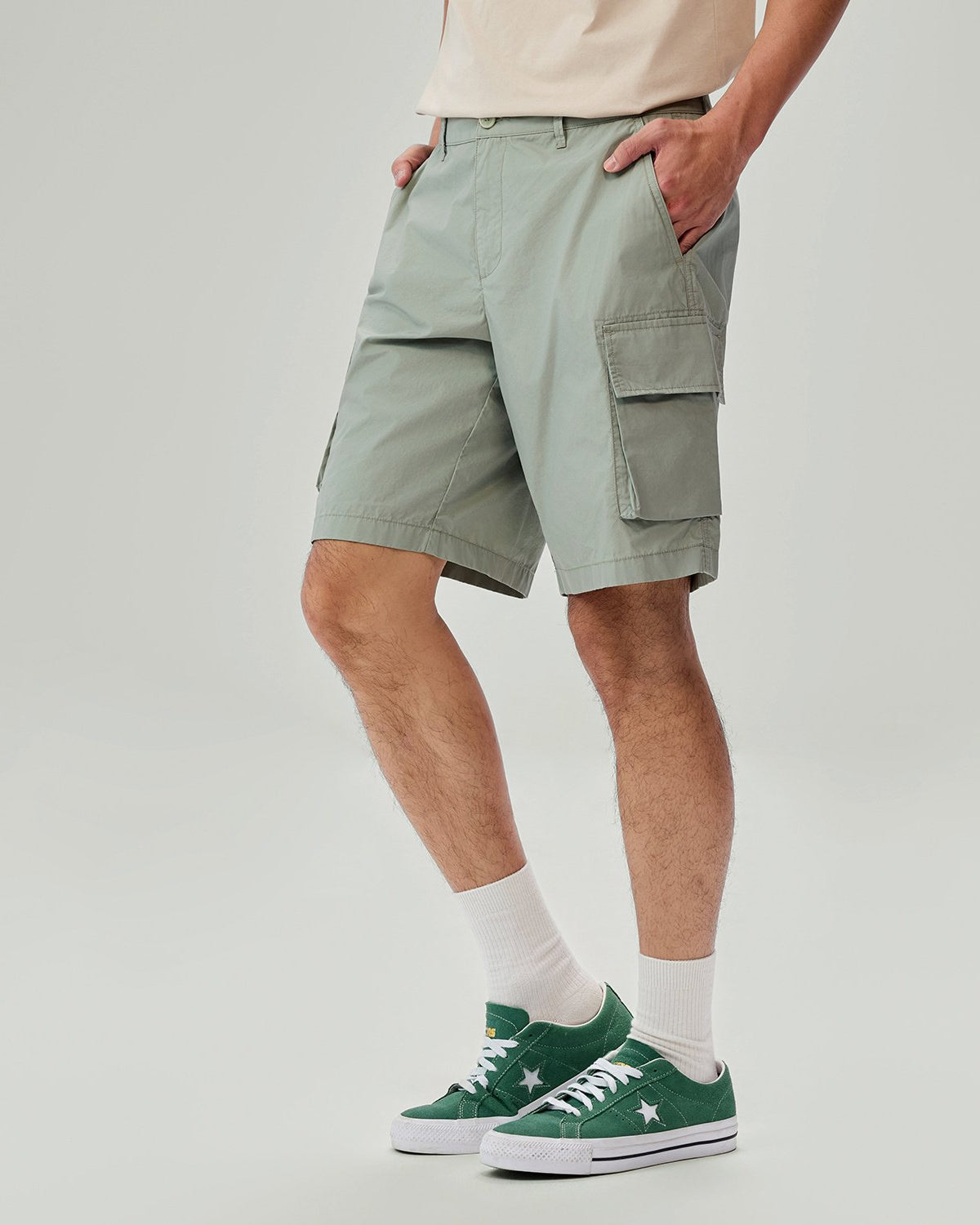 Men's Mid Rise Relaxed Fit Bermuda Shorts - Image 4