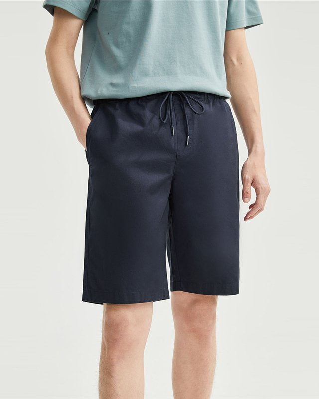 Men's Cotton Twill Mid Rise Shorts - Image 1