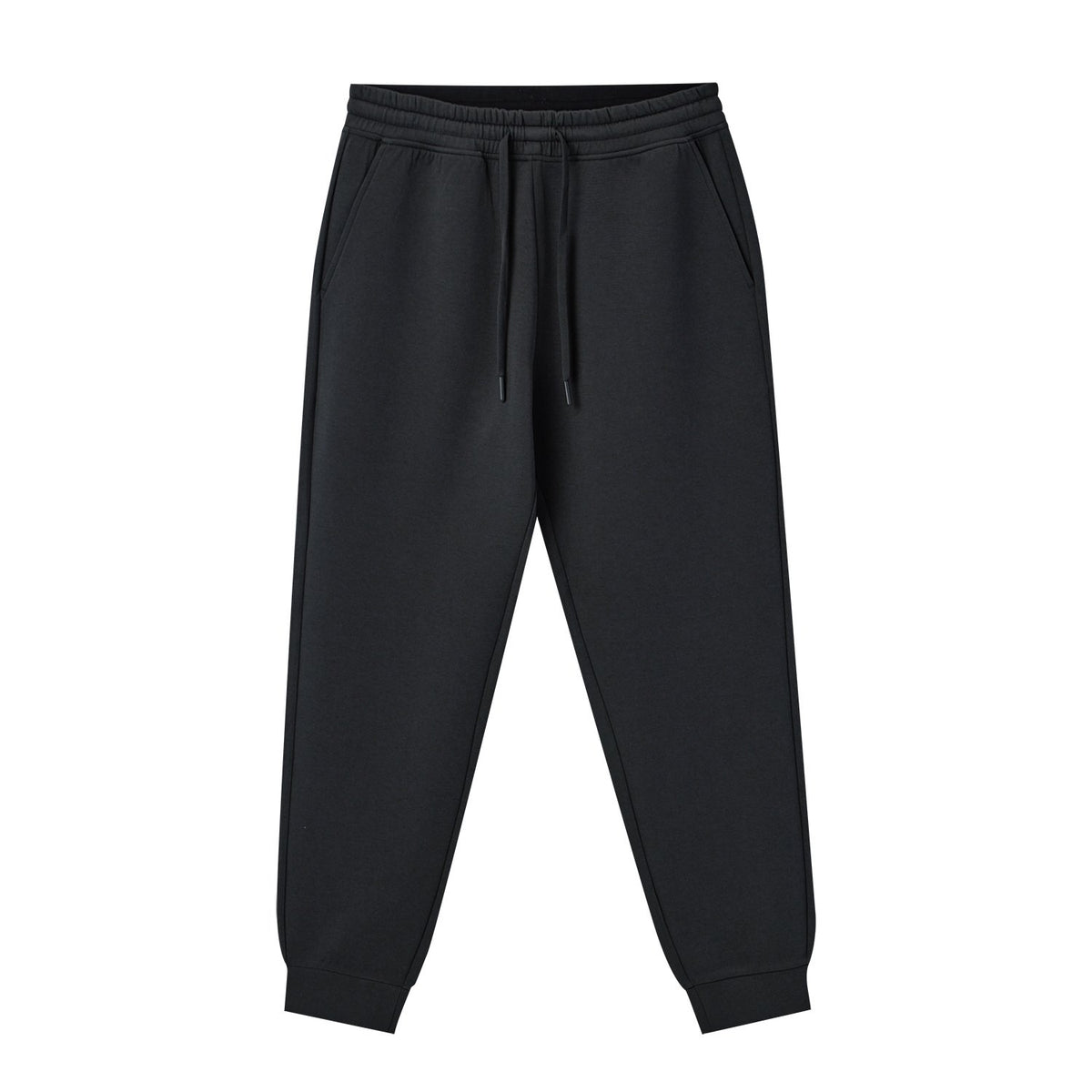 Men's Interlock Mid Rise Slim Taper Elastic Waist Pants - Image 1