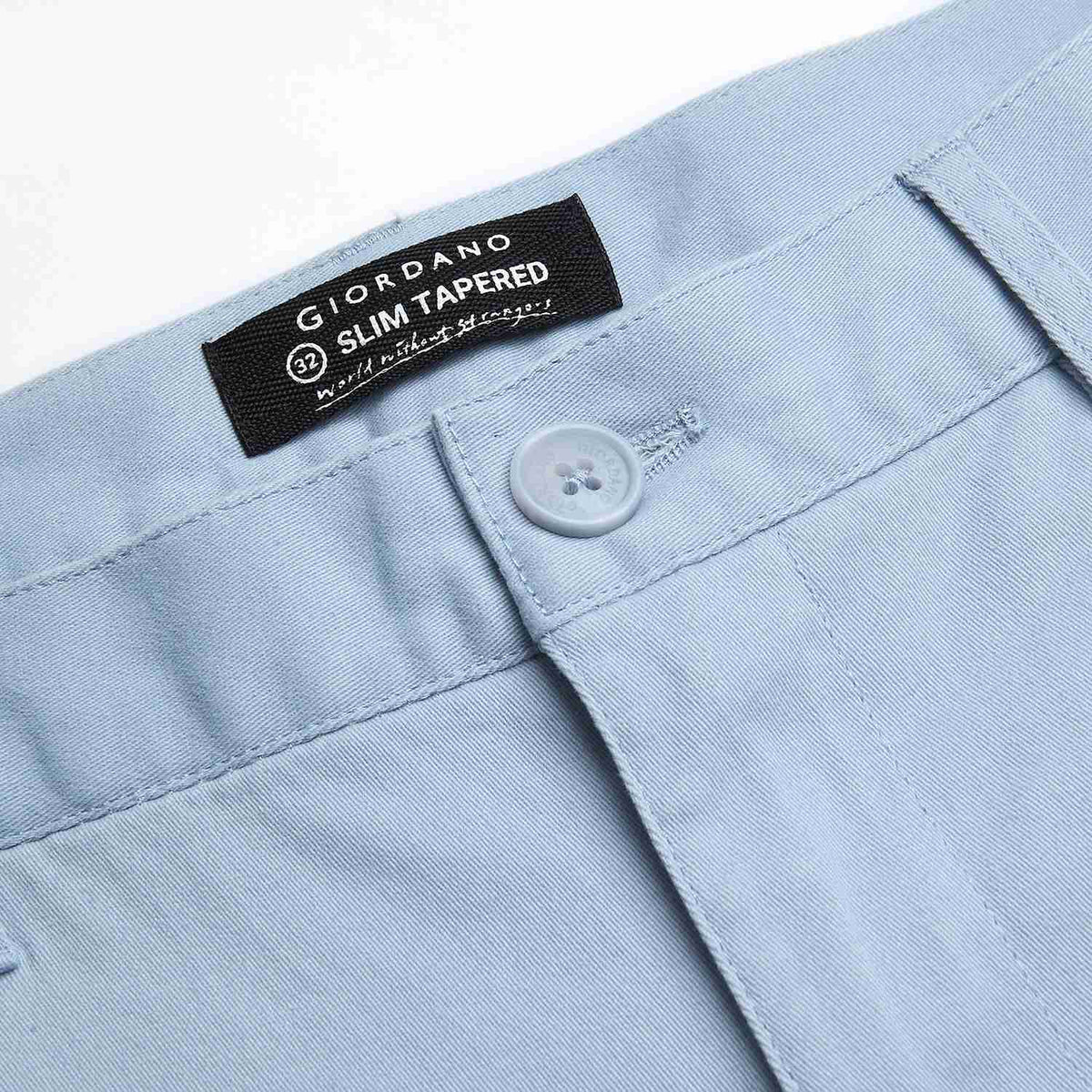 Men's Twill Low Rise Slim Taper Khakis - Image 8