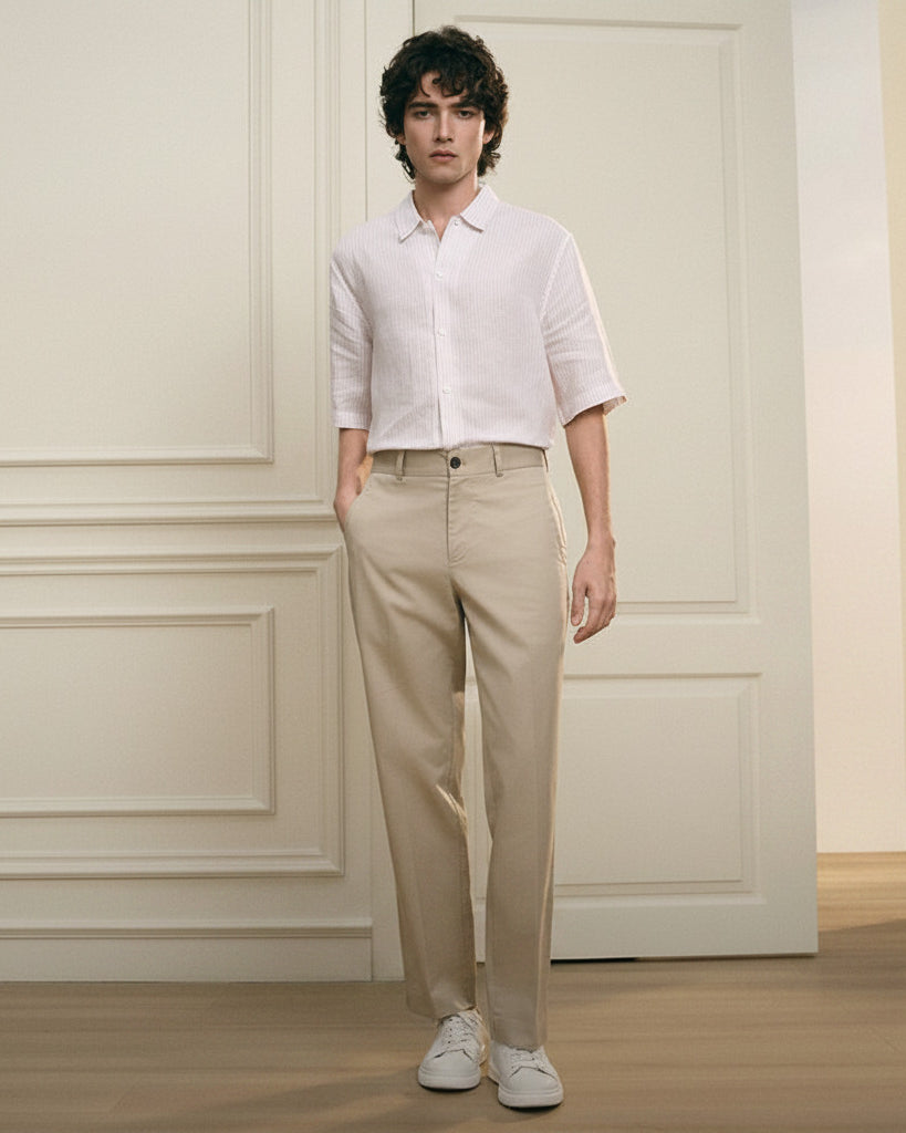 Men's Mid Rise Regular Pants - Image 2