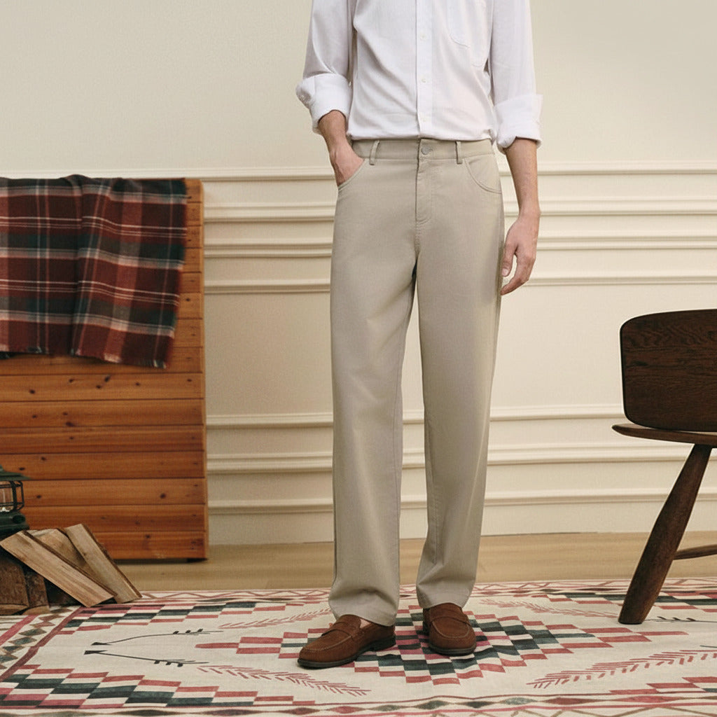 Men's Mid Rise Regular Pants - Image 1