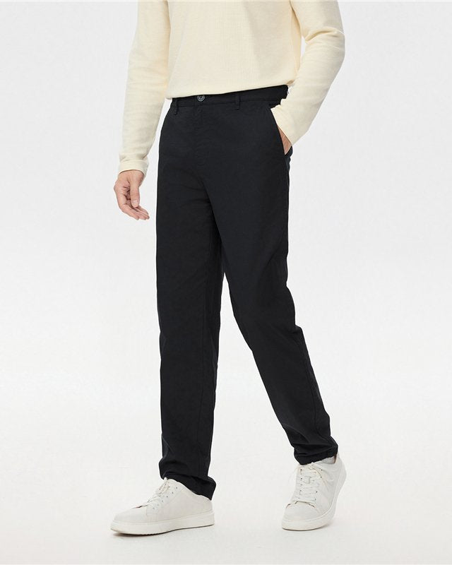 Men's Twill Mid Rise Regular Fit Pants - Image 1