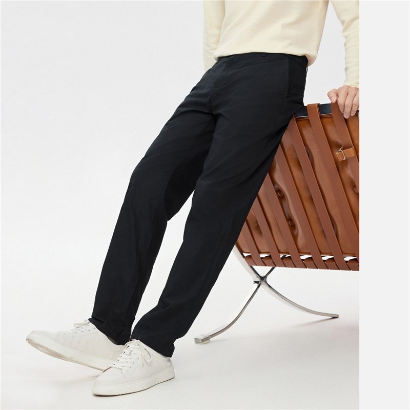 Men's Twill Mid Rise Regular Fit Pants - Image 2