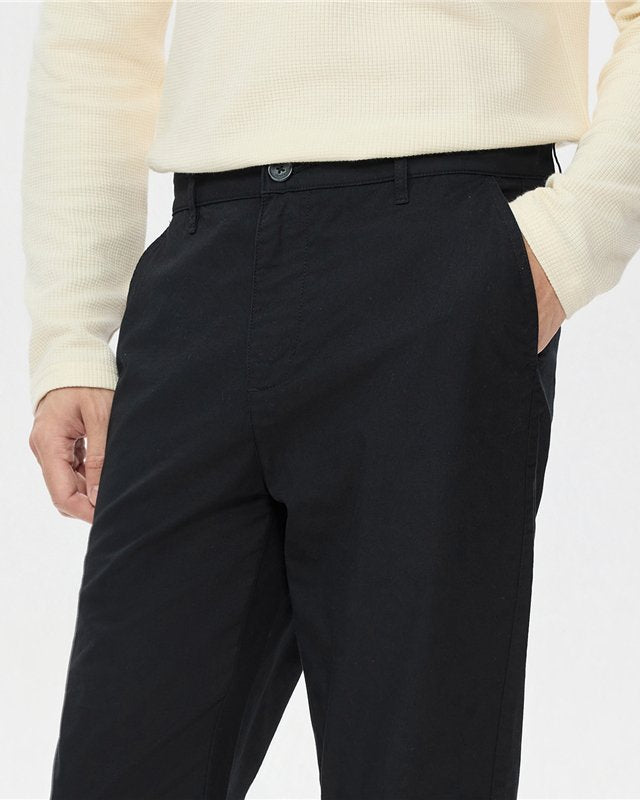 Men's Twill Mid Rise Regular Fit Pants - Image 3