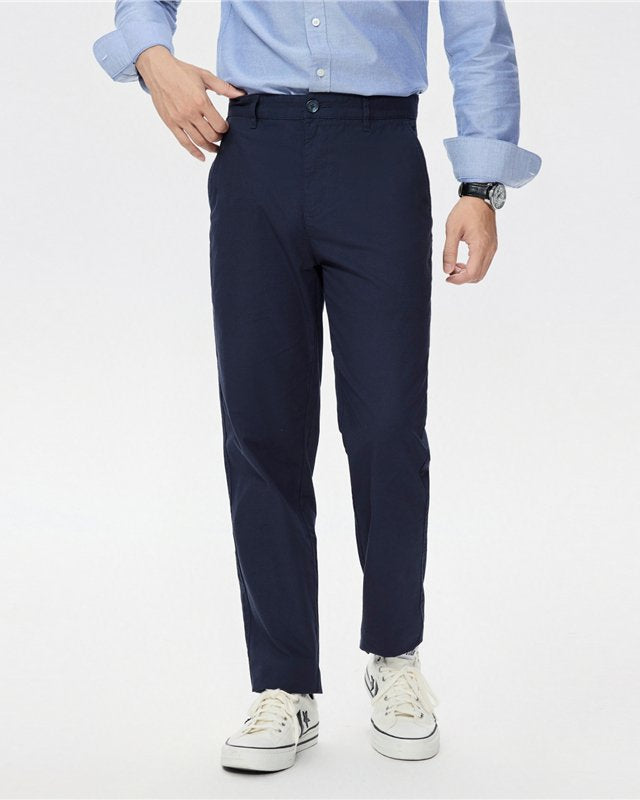 Men's Twill Mid Rise Regular Fit Pants - Image 2