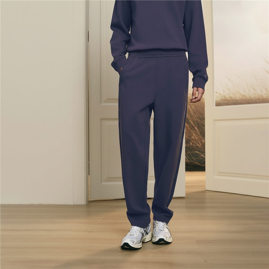 Men's Regular Fit Interlock Jogger with Elastic Waist - Image 1